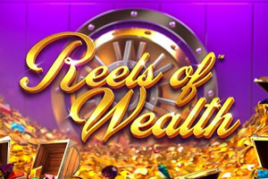 логотип слота reels of wealth