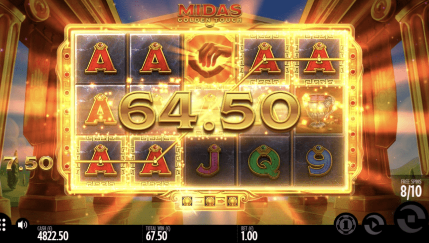 Midas Golden Touch Free Play Бесплатная демо версия слота
